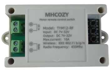 MHCOZY Tuya app WiFi Fernbedienung Vorwärts Reverse Relais Modul für DC 7-32v Smart Linear Aktuator, Arbeitet mit Alexa