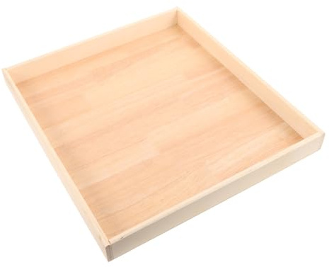 BESPORTBLE Wooden Sandbox for Suitcase Sand Tray for Home Classroom Promotes Fine Motor Skills Imaginative Play Craft Organizer for Endless Fun