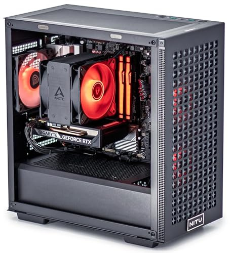 BALTIC DATA NITU Gaming PC | AMD Ryzen 5-8400F + RTX 5050 8 GB | 16 GB DDR5 | SSD NVMe 1 TB | Windows 11 Home | PC Gamer 1080p Raytracing | 650W Bronze | Unità Centrale ad Alte Prestazioni