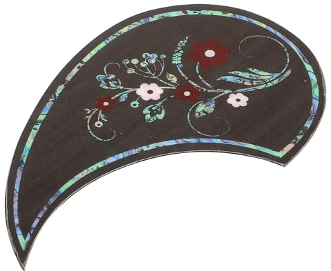 MUSISALY Gitarre aus Kunststoff für 39-41 Akustikgitarre Zoll Dekorativ Kratzfest Schlagbrett Selbstklebender Gitarrenschutzaufkleber Zufällige Farbe