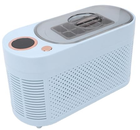 OPPWONG Machine à Glaçons 12 V, Compacte et Portable, Double Alimentation, Fabrication de Glaçons en 10 à 15 Minutes, avec Bac à Automatique et Panier à Levage rapide. Min (Prise UE)