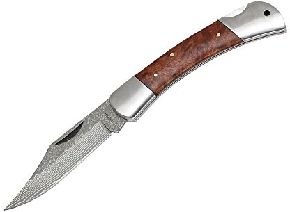 Haller Damast Taschenmesser, 71 Lagen, Geschenkkarton