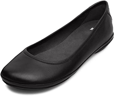 Camper Damen Right Nina Mary Jane Halbschuhe, Schwarz (Black 004), 39 EU