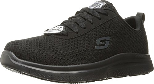 Skechers Men's Flex Advantage Bendon Work Shoe, Black, 14 Wide