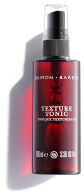 Daimon Barber Texture Tonic, Sea Mineral Hair Styling Spray for Men, Boosts Hair Volume and Adds Texture, Easy to Wash Out, Oudh Scent 3.38 floz