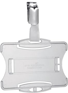 DURABLE Namenschild 811819 85x54mm transparent 25 St./Pack - Ansteckschilder Ansteckschilder Kartenhalter Kartenhalter Namensschildtaschen Namensschildtaschen Namensetiketten Namensetiketten