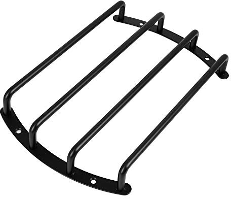 X AUTOHAUX 8 Noir Métal Voiture Barre Grille Subwoofer Haut-parleur Grille Couverture Guarde
