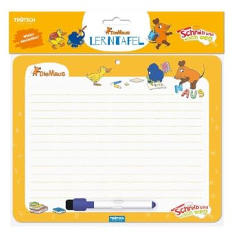 TRÖTSCH - Die Maus Lerntafel abwischbar: Die Sendung mit der Maus