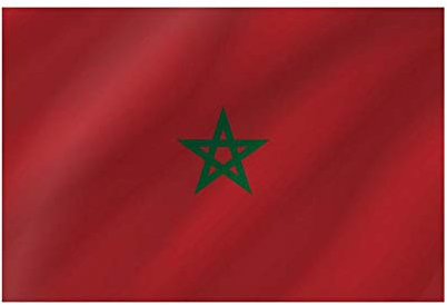 R&F srls Bandiera Marocco Nazionale Tessuto Misura Standard 90 X 150 cm