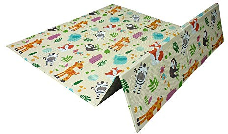 Tappeti Gioco Bambini dimensione 120x90 cm Tappeto per Bambini Pieghevole Tappetino Schiuma Pavimento Antiscivolo
