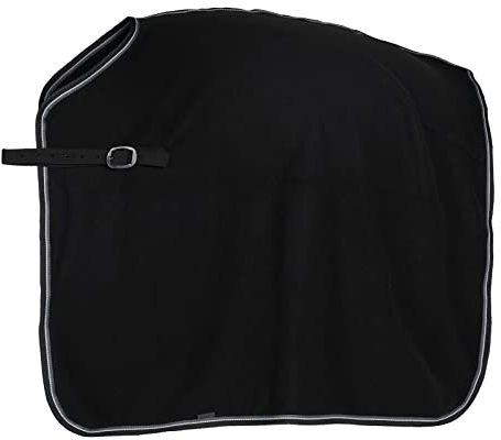 Horze Kiel Fleece Nierendecke, Schwarz, F