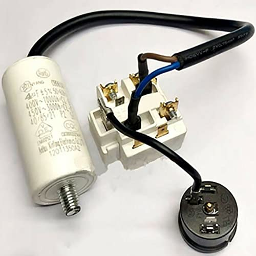NUHFUFA Starter Protector Condensatore Protezione Sovraccarico Relè Misura per Haier Frigorifero QP3-12A Accessori