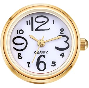 JewelryWe Ringuhr Fingeruhr Damen Ultradünn Rund Analog Quarz Ring Uhr Verstellbare Fingerringuhr Uhrenring mit Digital Zifferblatt