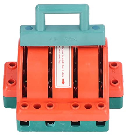 Electrical Knife Switch, Flame Retardant Stable 4 Pole Knife Switch Double Throw for Power System