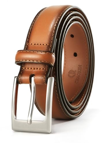 CHAOREN Ledergürtel Herren, Gürtel Herren Leder 30mm für Business und formelle Anlässe, Anzuggürtel Perfekter zu Männer Businessschuhe
