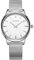 BURKER Damenuhr Emily, Runder Damen Armbanduhr Milanaise-Armband Edelstahl Analog Quarz 3-ATM Wasserdicht - 36 mm - Silber