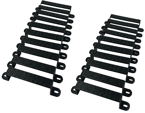 Fence Panel Security Brackets [50 Pack] for Concrete Fence Posts or Wooden 4x4 Posts Prevents Panel Theft and Fence Panels Rattling & Banging in the Wind (50)