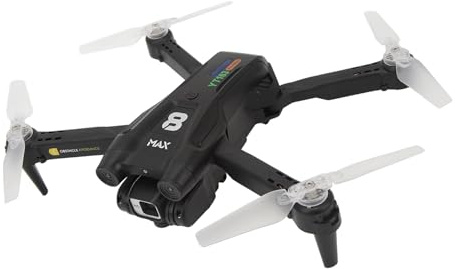 Drohne mit Dual-Kamera, Faltbare 1080P-HD-Drohne mit Tragetasche, Akku, um 90° Verstellbares Objektiv, One-Key-Startland, Höhenhaltung, 360°-Flip, Spielzeuggeschenke für