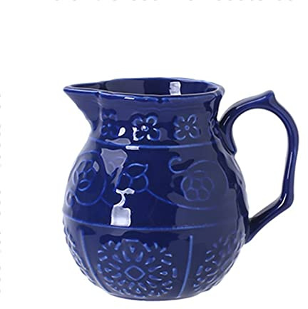 EPASHA sugar bowl,French Milk Jug, Dark Blue Creamer Creamer Jug, Coffee Serving Set, Cream Pitcher -Navy-Milk jug
