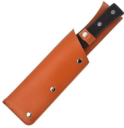 FBITE 7.7 pouces forgé couteau à découper en acier inoxydable cuisine hacher os couteau viande couperet tranche chef couteau extérieur boucher couteau gaine