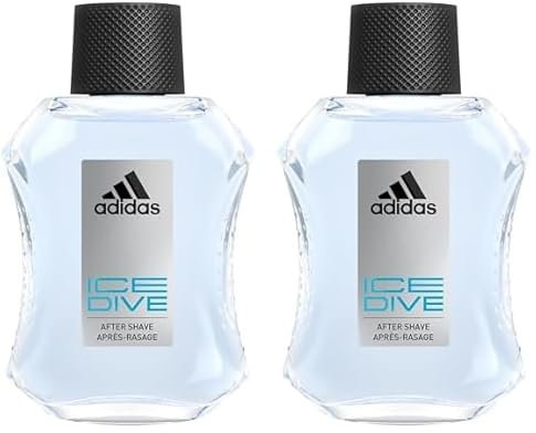Adidas Lozione Dopobarba Ice Dive Aftershave, 100 ml (Confezione da 2)