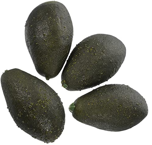 Alipis 4stücke Simulierte Avocado Früchte Deko Für Fotografie Spielzeug Party Dekoration Realistische Nachbildung Für Tisch Und Wohnaccessoires
