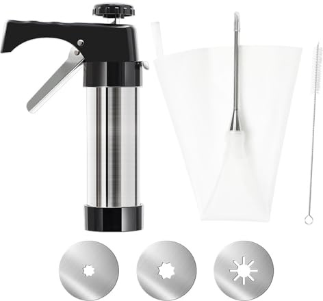 Churros Extruder Traditional Spanish Cooking Preparation Stainless Steel Machine Practical Cookie Press Baking Gadget
