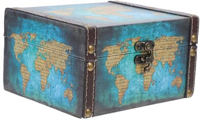 Alipis Schmuckschatulle Vintage Zarte Aufbewahrungsbox Kleinteileetui Desktop-aufbewahrungsbox Aufbewahrungskoffer Für Haushalt