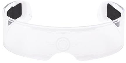LED Visor Glasses - Halloween Light Up Glasses | Party Costume Luminous Glasses For Cosplay Halloween Club Party Concert Live And 7 Colors 4 Lighting Modes Accessories