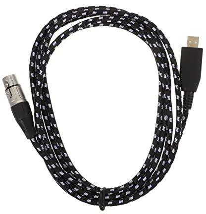 IMIKEYA Usb to Xlr Recording Cable Gold-plated Audio Connecting Cable for Microphone Adapter Use Gaming Mic