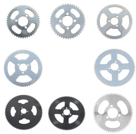 Qdkpgls Compatible con Mini Motocicletas de 47 CC y 49 CC, Accesorios for Scooters y Motos de Cuatro Ruedas, piñón Trasero de 29 mm, 25 H, 47 T, 55 T, 65 T, 68 T, 72 T, 74 T, 80 T y 92 T.(25H-47T B)