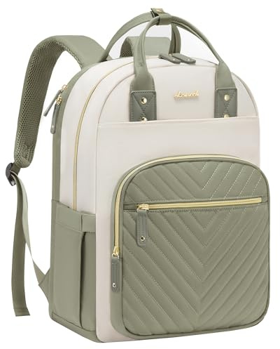 LOVEVOOK Laptop Backpack Women, 15.6 Inch Rucksack Bag for School Travel | Large Work Backpacks Womens for Business Uni, Lightweight Ladies Back Pack