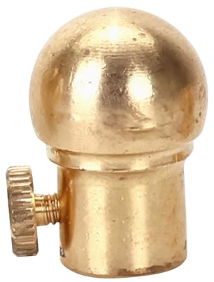 perfeclan Stimmgabel-Aufsatz, abnehmbar, für Meditation, kompakt, professionell, vielseitig einsetzbar, Schutz für Teestube, generisch, passend für 6 mm, Gold 2x3x1.4cm