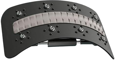 Planche de soutien lombaire | Plateau réglable pour colonne lombaire avec aimant de massage – Fitness Workout Spine Deck Cracking Massager pour chambre à coucher, voyage, dortoir, salle de sport