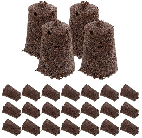 Lurrose 30 Stück Kokosfaser Pflanzenstarter Hydroponik Boden Hydrokultur Anzuchterde Für Gemüse Obst Blumen Gewächshaus Gartenzubehör