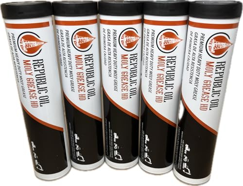 Republic Oil Hammer Chisel Paste Grease Calcium Sulfonate 5% Moly 5% Copper 5% Graphite 5 x16oz