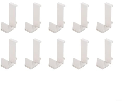 Double Roller Blind Clamp Brackets No Drilling Installation Pack of 10 for Easy For Window Treatment Solutions