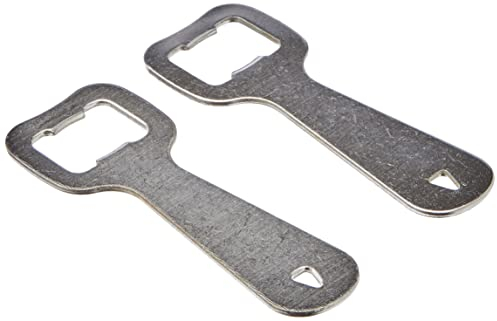 Ibili Set 2 DESCAPSULADOR Plano NIQUELADO, Stainless Steel