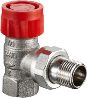 Oventrop Thermostatventil Baureihe F M 30 x 1,5, PN 10, Eck DN 15, R 1/2 1180604