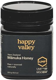 Happy Valley UMF 15+ (MGO 514+), Miele Manuka 250g