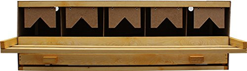 Hemel, Legenest, Legenester, Abrollnest, Hühnernest, Nest, Einlegematten 5 Legebuchten (Unterteil) für kleine Hühnerrassen, inkl. Legematten