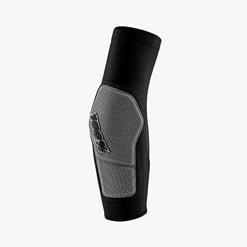 1 Unisex-Erwachsene Ridecamp Ellenbogenschoner, schwarz/grau, S
