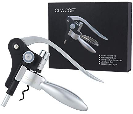CLWCOE Sacacorchos,Abridores para Botellas con Estuche Regalo,Juegos de Accesorios para Vino con Abrebotellas,Cortacápsulas,Bombas,Recogegotas,Aireadores,Espiral,Tapones y Vertedores para Vino
