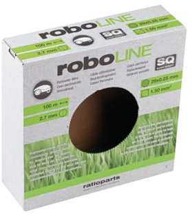 Ratioparts Begrenzungskabel für Mähroboter Ø 2,7 mm x 100 Meter (Ø-Leitung 1,5 mm²), Grün
