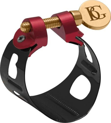 BG Ligature Duo schwarz lackiert - Bb-Klarinette und Altsaxofon