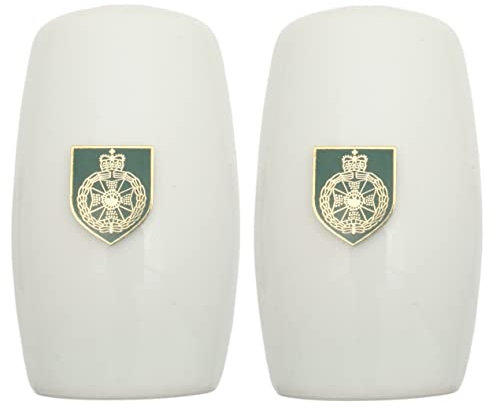 Royal Green Jackets China Salt and Pepper Shakers Cruet Set Modern White CSP ME19