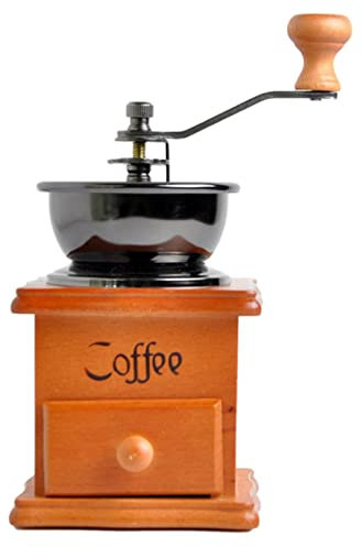 NGUMMS Kaffeebohnenmühle aus - Vintage Manuelle Kaffeemühle | Handkurbel-Kaffeemühlen Manuelle manuelle Kaffeemühle mit Graten, Handkaffeemühle, Bürste