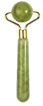 Natürliche Jade Roller Massagegerät Gesicht Körper Rücken Fuß Massagerolle Lifting Anti-Falten Doppelende Gua Sha(Style-g)
