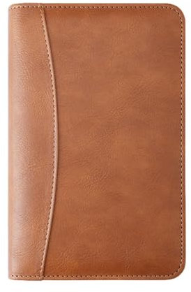 Budget-Notizbuchplaner – Leder-Geldbinder-Organizer, multifunktionaler Geld-Budget-Organizer | Wiederverwendbares Haushaltsbuch mit Geldumschlägen, mattierter Einband, langlebiger Sparordner zum Gelds