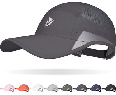 YANIKY Laufcap für Herren & Damen,schnell trocknende leichte Baseball Cap,UPF 50 + atmungsaktive Baseballkappe | Reflektivem Sportkappe für Outdoor Golf, Wandern